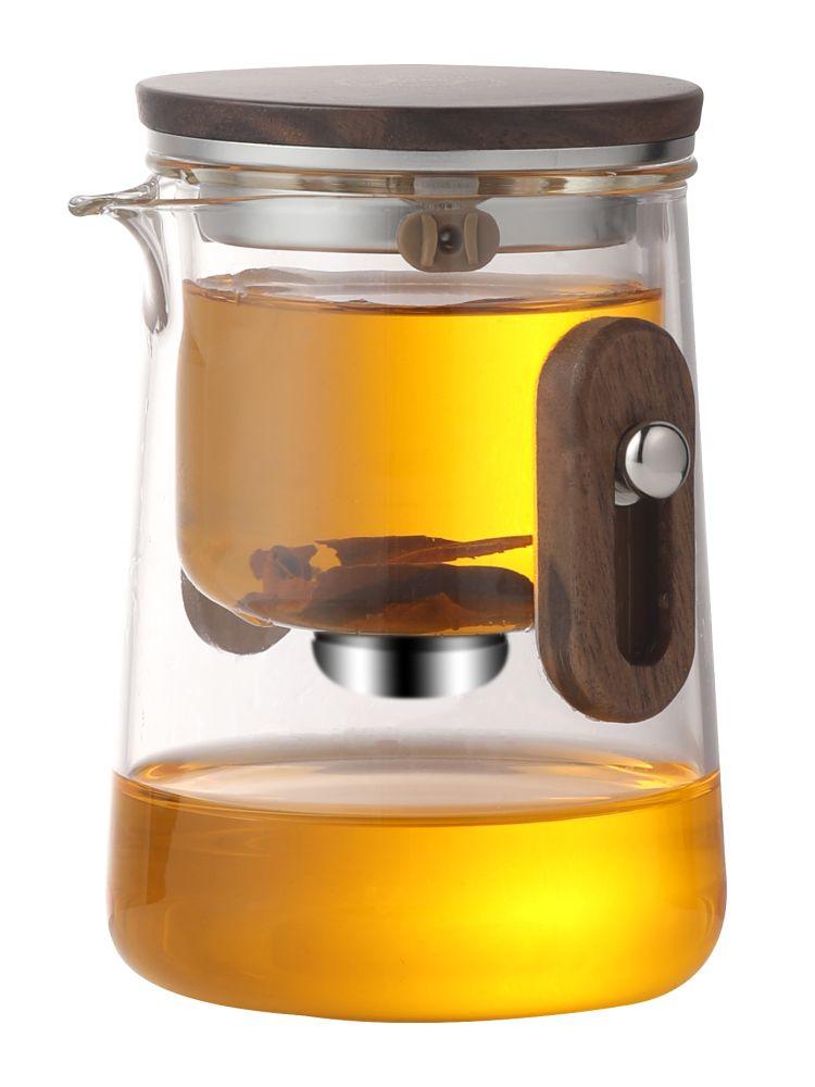 여행용 티팟 찻잔 세트 차우리기 파우치 거름망 필터 펭귄 컵 330ml 여행 세트 1주전자3컵 - 상세 이미지 5