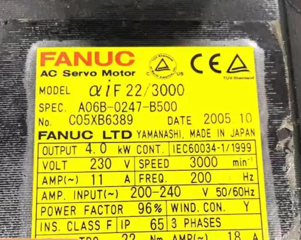 A06B-0247-B500 Fanuc 모터 신