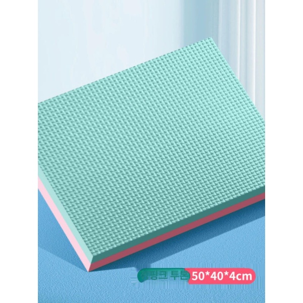프리미엄 필라테스 팔꿈치 무릎 보호대 대형 스카이블루 50 x 40x6cm 피트니스 매트 운동 소 방지 소형 블루핑크 50 x 33x4cm - 상세 이미지 4