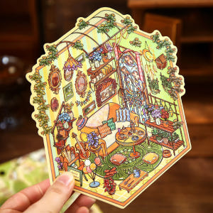 [세트구매 2종] 3D방꾸미기 다꾸 스꾸 씬스티커 고요한 시간 실사용 후기 | 효과 있을까? - 상품 이미지 2