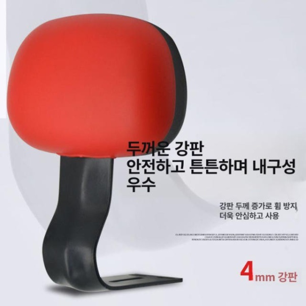 프리미엄 전기자전거등받이 시트 흡수 안장 스쿠터 뒷좌석 레드 레드 - 상세 이미지 3