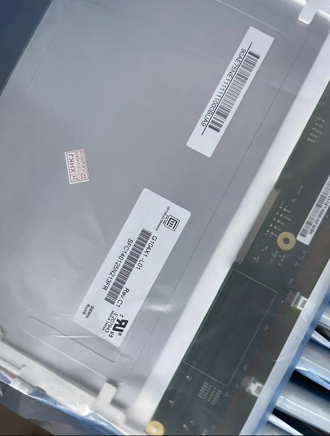 고해상도 LCD 화면 10.4 인치 G104X1-L01 1024x768