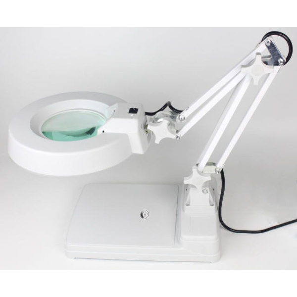 전문가용 LED 확대경 램프 탁상용 고배율 스탠드 돋보기 블루글라스 형광등 LT-86 A 블루글라스 형광등 LT-86 A - 상품 이미지