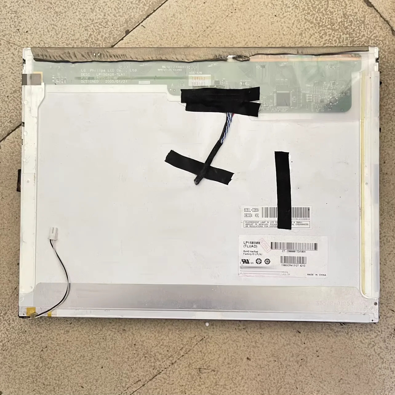 LP150X08 TL AD A6 LCD 디스플레이 화면
