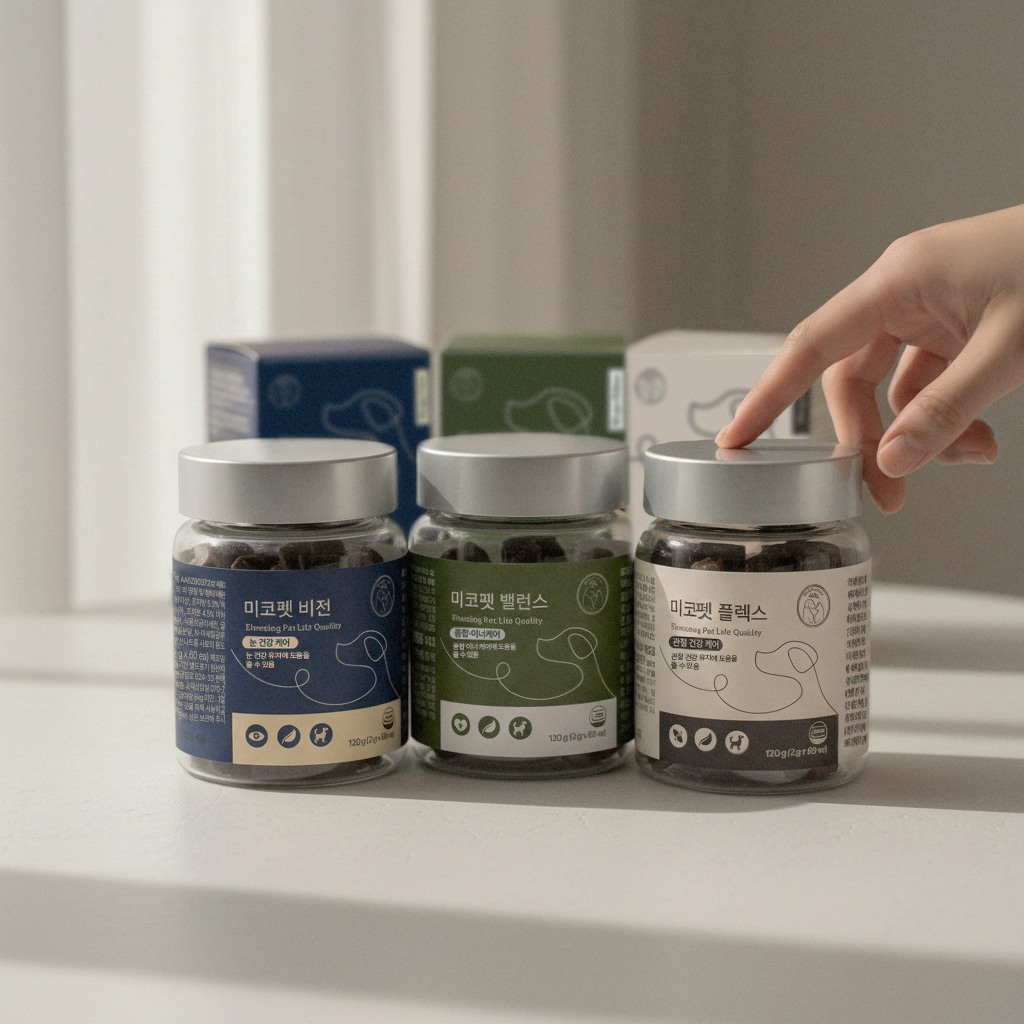 메디펫케어 강아지 면역 장건강 기관지 미코펫 밸런스 영양제 종합+관절+눈, 120g, 1개 - 상세 이미지 2