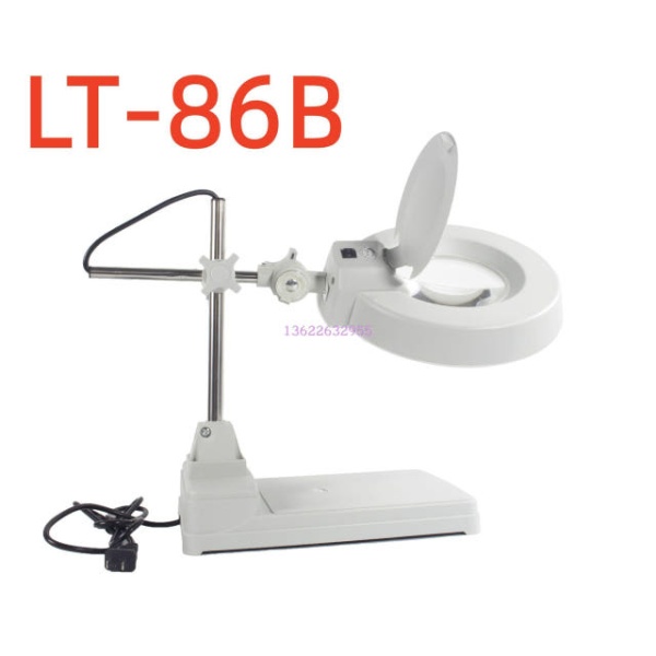 전문가용 LED 확대경 램프 탁상용 고배율 스탠드 돋보기 블루글라스 형광등 LT-86 A 블루글라스 형광등 LT-86 A - 상세 이미지 3