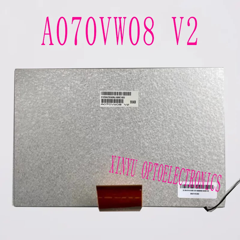 AUO 오리지널 산업LCD 디스플레이 화면 7 인치 A070VW08 V2