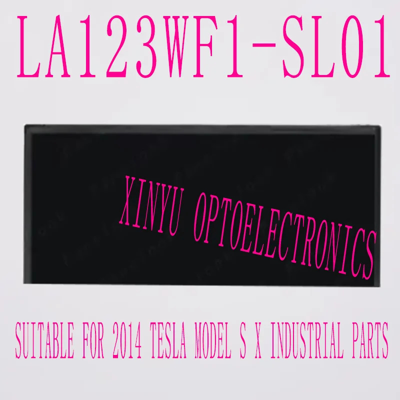 LA123WF1-SL01 LCD 디스플레이 패널 LA123WF1 SL 01 2014 테슬라호환 모델 S X 산업 부품 12.3 인치