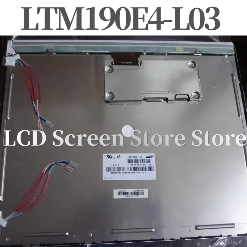 오리지널 LCD 디스플레이 19 인치 LTM190E4-L03