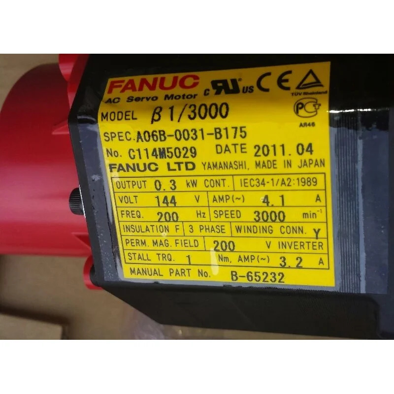A06B-0031-B175 Fanuc 모터 신