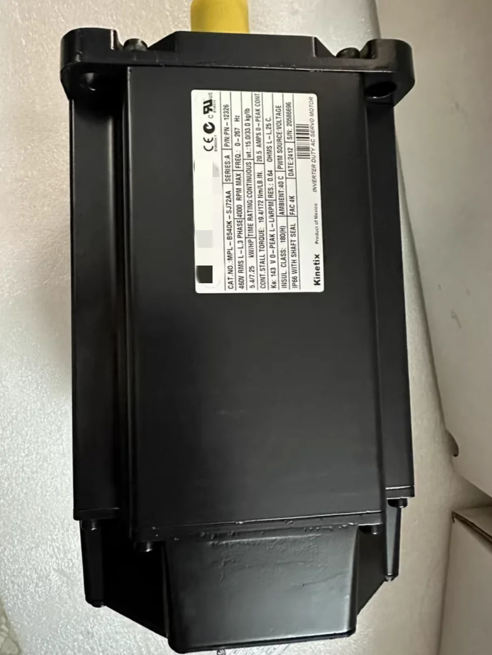MPL-B540K-SJ72AA 서보모터