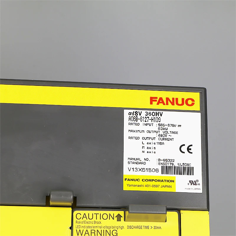 새 A06B-6127-H109 Fanuc 드라이브 12 개월