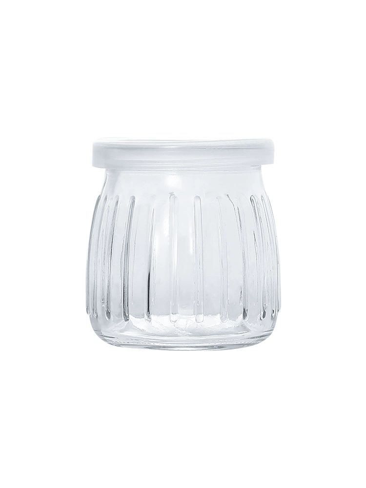 요거트 유리병 원형 푸딩 디저트 플레이팅 용기 파르페 100ml 2개+200ml 2개 - 상세 이미지 5