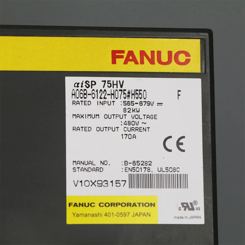 새 A06B-6122-H075 Fanuc 드라이브 12 개월