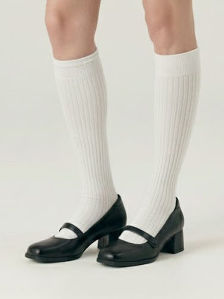 (출근/하객룩 단화) 스윗버튼 메리제인 펌프스 (4cm) HPWWVGA204