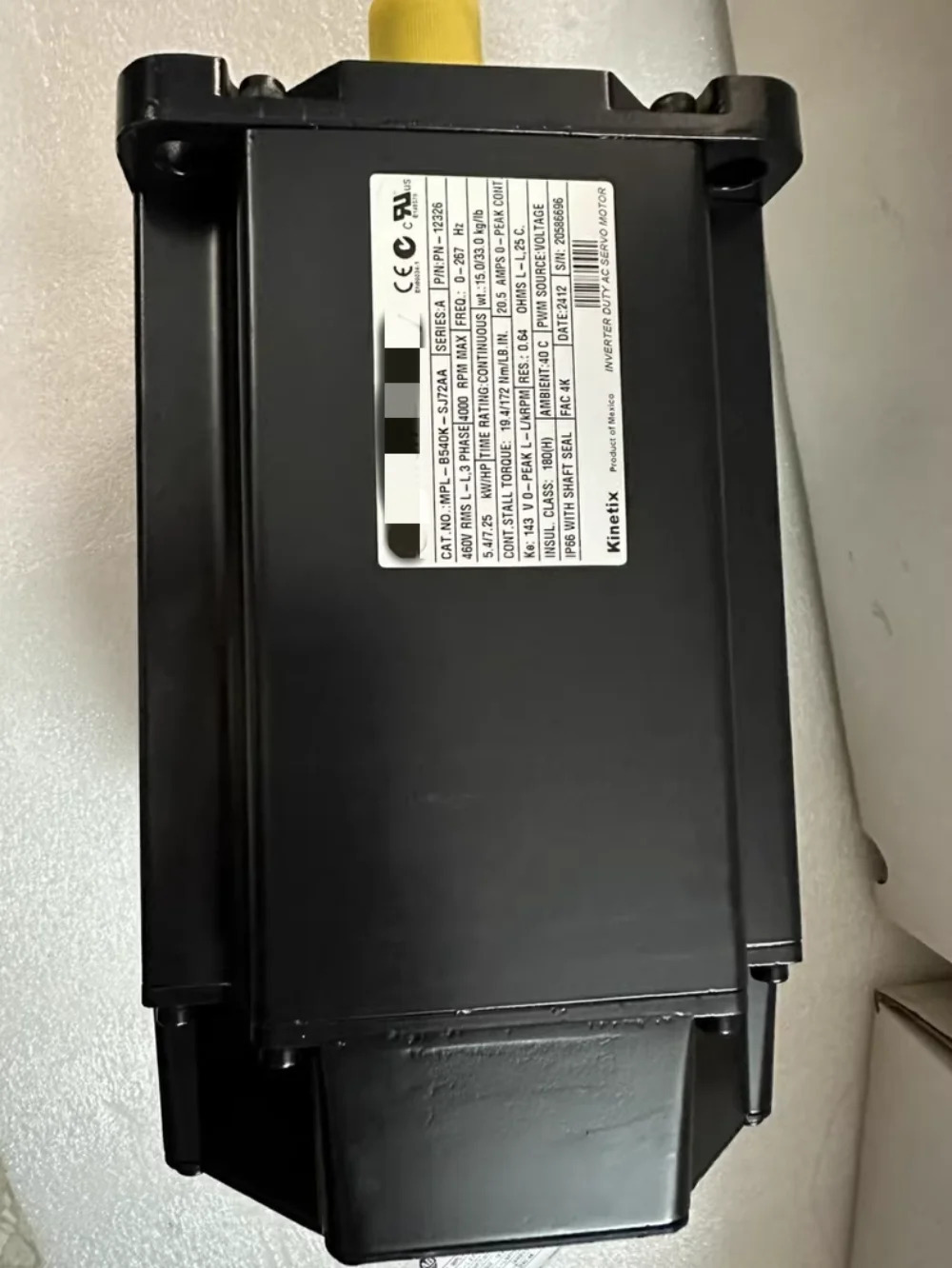 MPL-B540K-SJ72AA 서보모터