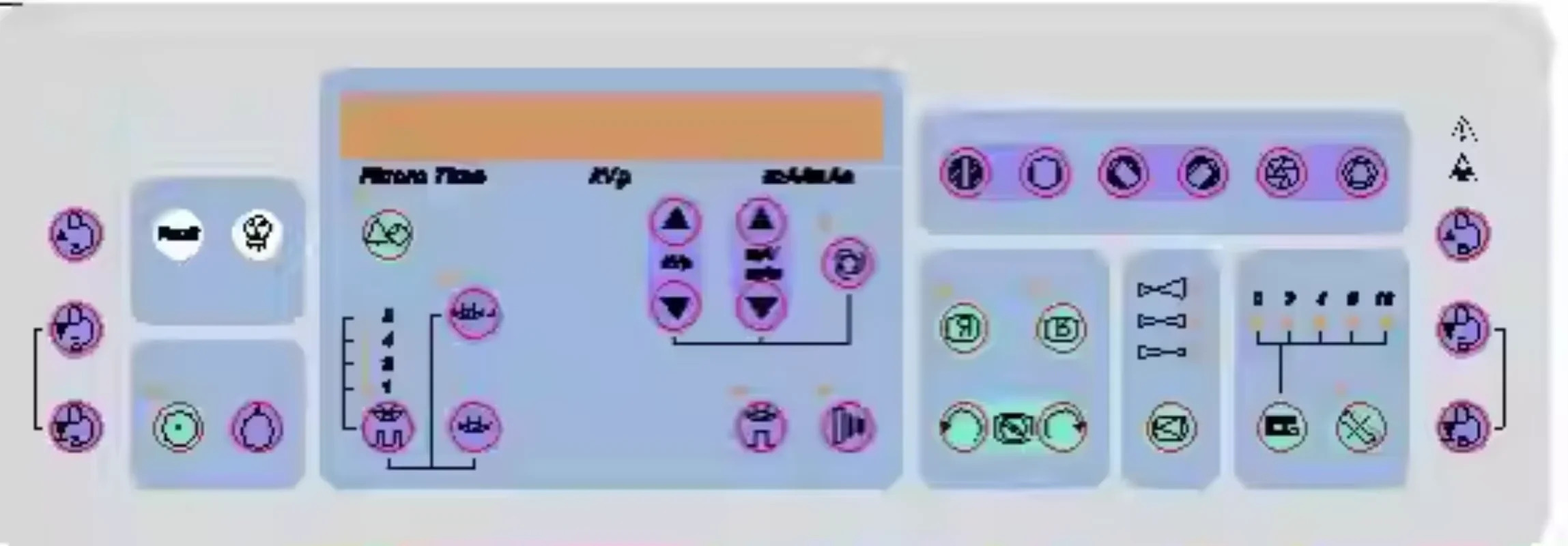 GE OEC850 키 필름 패널