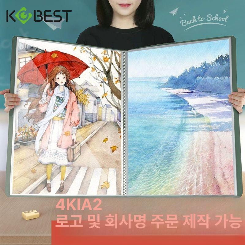 대형 클리어화일 수납 보관함 클리어 도화지 케이스 미술 작품 도면 - 상세 이미지 2