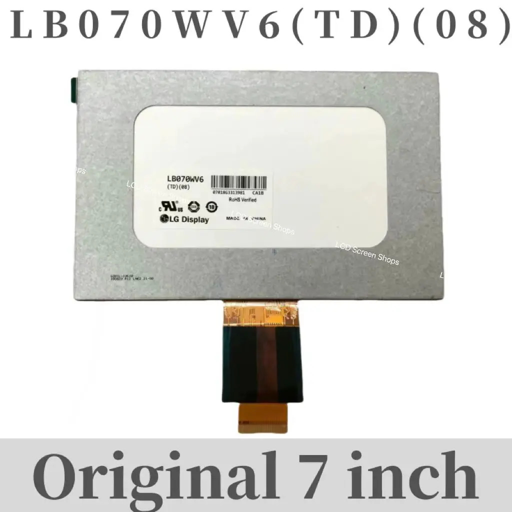 오리지널 LCD 스크린 7 인치 LB070WV6-TD08 신