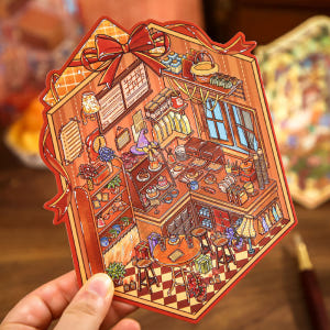 [세트구매 2종] 3D방꾸미기 다꾸 스꾸 씬스티커 고요한 시간 실사용 후기 | 효과 있을까? - 상품 이미지 3