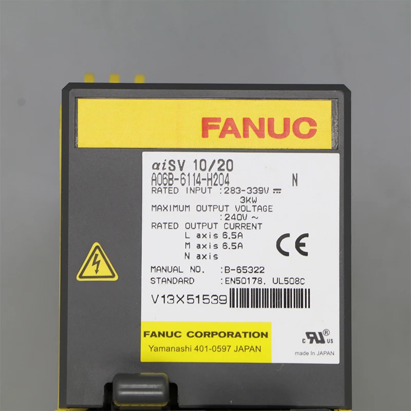 새 A06B-6114-H204 Fanuc 드라이브 12 개월