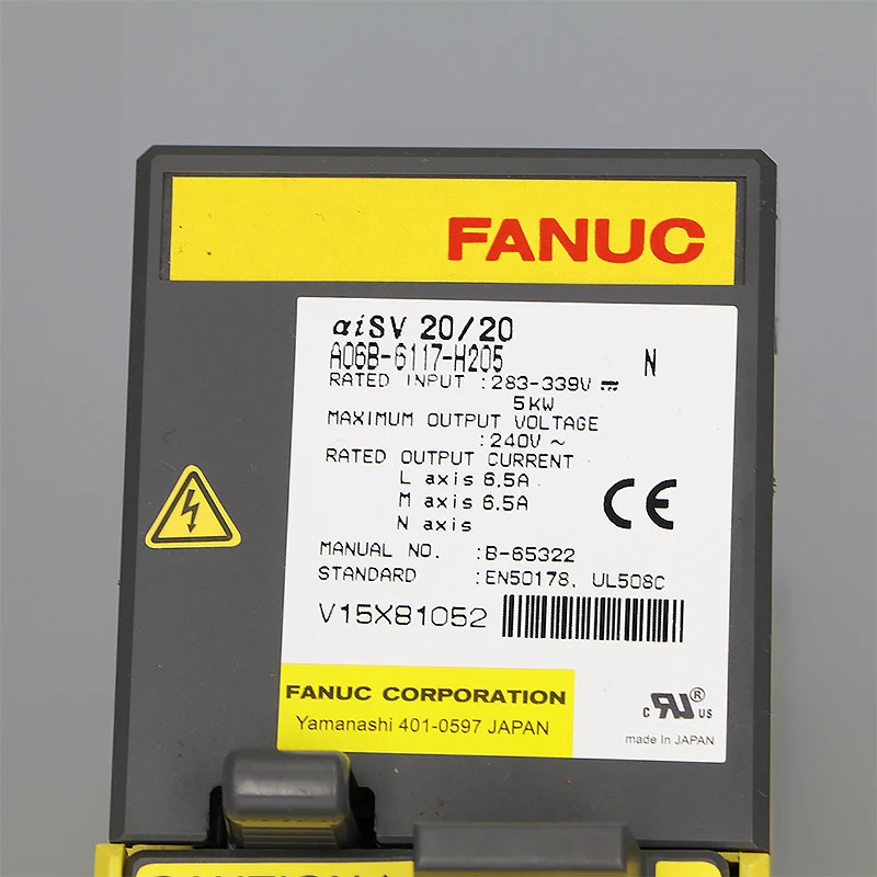 새 A06B-6117-H205 Fanuc 드라이브 12 개월