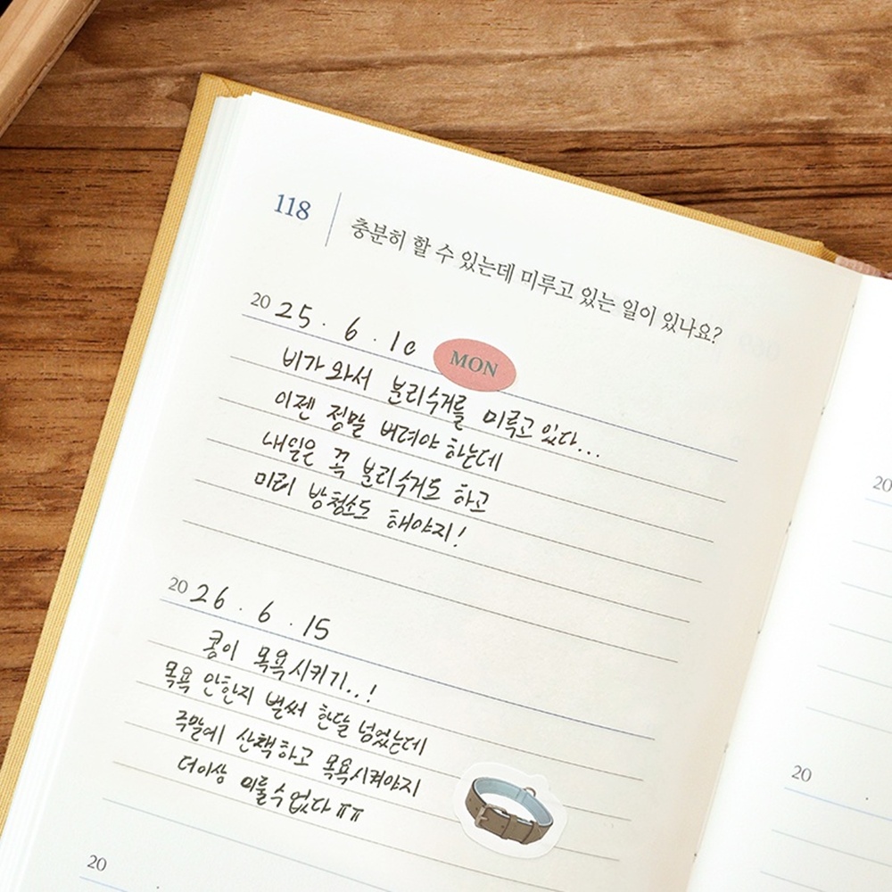 3년 다이어리 데일리 질문일기 Q&A 일기장 인디고 이미지 7