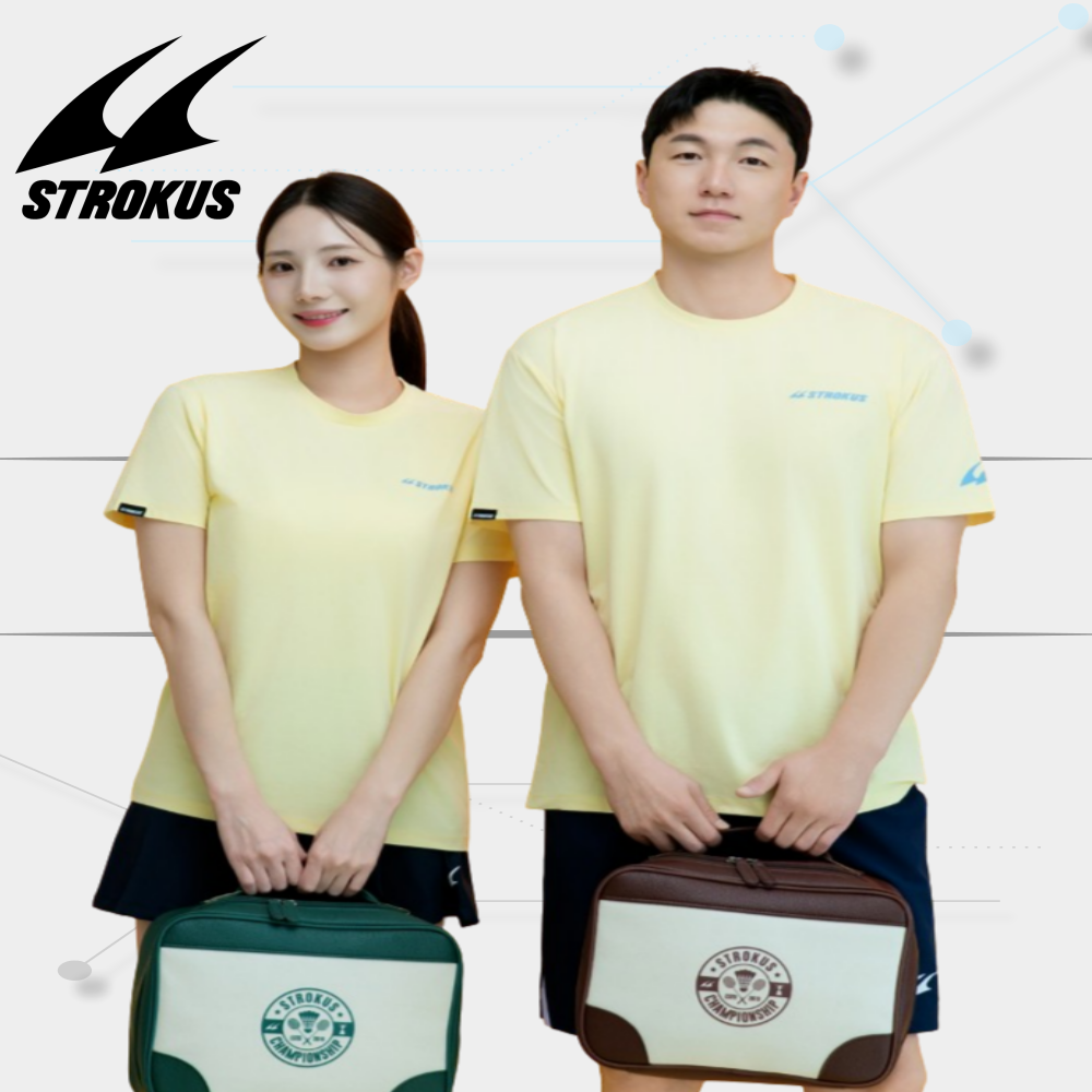 스트로커스 배드민턴 의류 티셔츠 남녀공용 26년 컬렉션 배드민턴복 STRT-2651 - 상세 이미지 4