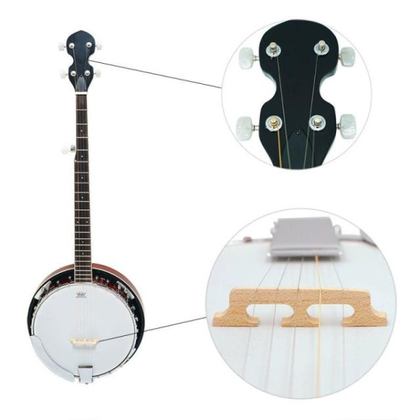 프리미엄 5현 벤조 기타 BANJO 4현 6현 반조 4형 5현 - 상품 이미지
