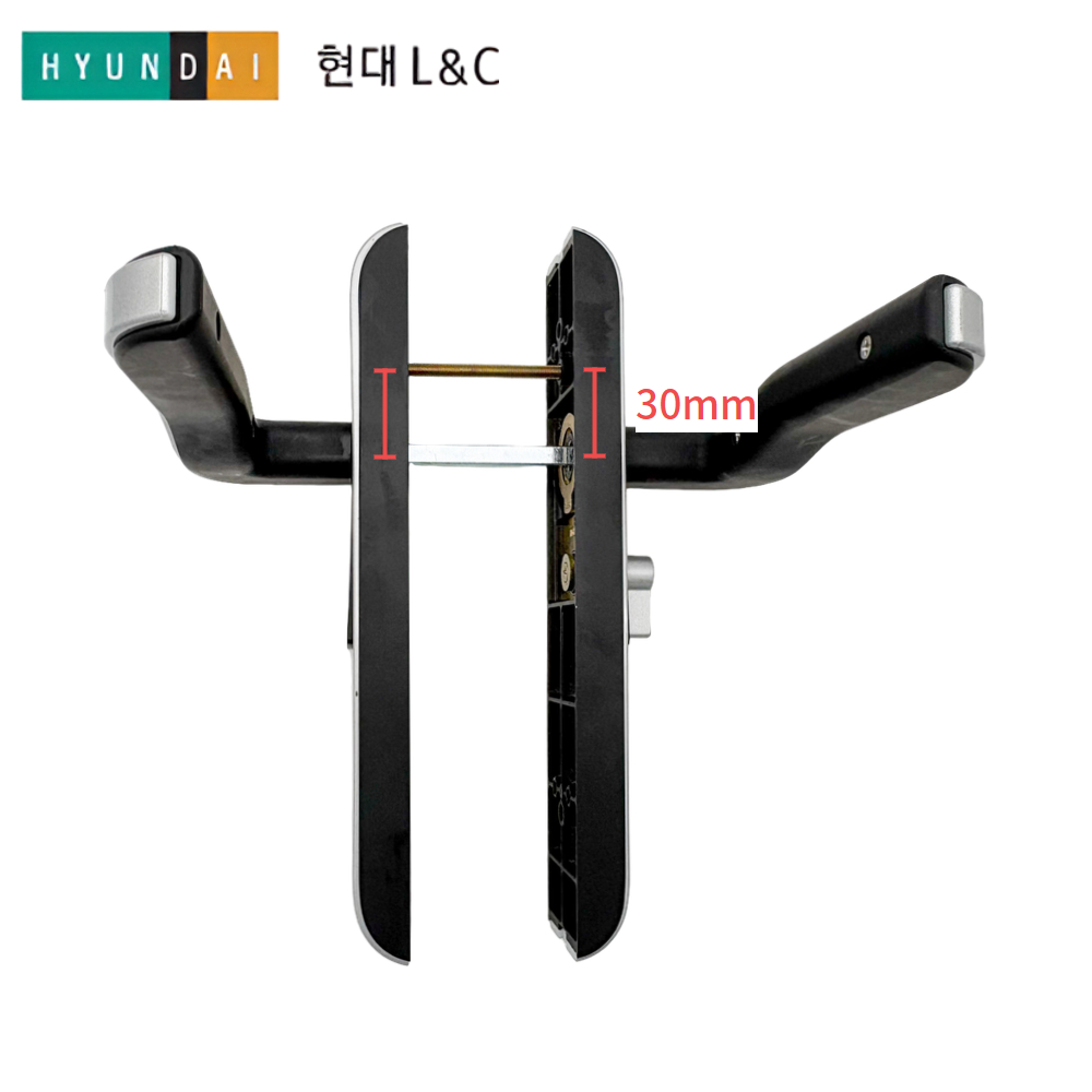 현대엘앤씨 터닝도어손잡이 H-151 한화 터닝도어핸들 다용도실 세탁실 베란다 주방 발코니