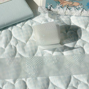 와카와카 첫눈 겨울 무광 글리터 PET 다꾸 마스킹테이프 버블 스노우 실사용 후기 | 효과 있을까? - 상품 이미지 3