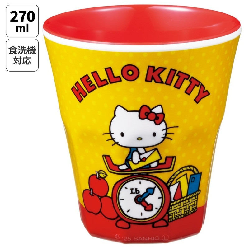 스케이터 산리오 헬로키티 레트로 캐릭터 멜라민 텀블러 270ml MTB2 - 주방·식기 - 하카타몰