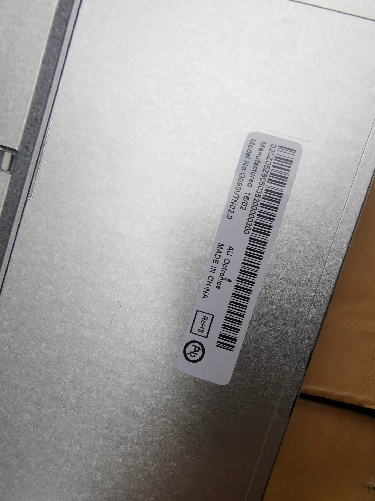 오리지널 9인치 G090VTN02.0 LCD 화면