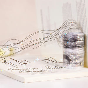 몽환적 별이 빛나는 하늘 흑백다꾸 마스팅테이프 끝없는 사랑 실사용 후기 | 효과 있을까? - 상품 이미지 3