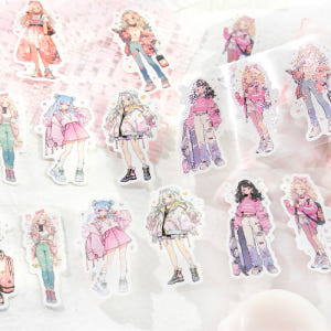 [세트구매 6종] 데일리 패션 소녀 다꾸 키스컷 마스킹테이프 실사용 후기 | 효과 있을까? - 상품 이미지 3