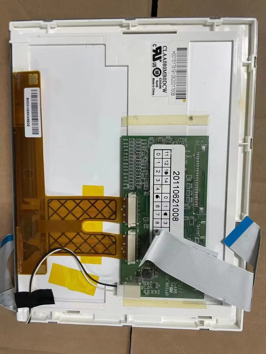CLAA080MB0DCW LCD 디스플레이 화면