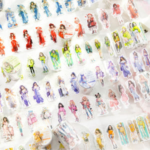 [세트구매 6종] 데일리 패션 소녀 다꾸 키스컷 마스킹테이프 실사용 후기 | 효과 있을까? - 상품 이미지 1