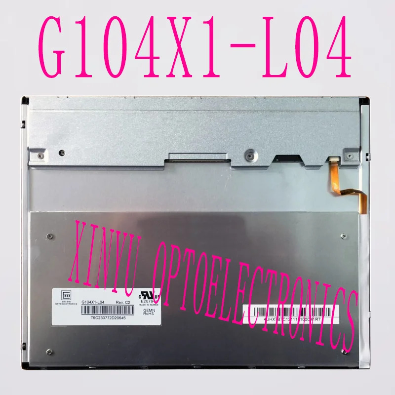 Innolux A 등급 LCD 패널 10.4 인치 G104X1-L04 산업스크린 디스플레이 VGA 컨트롤러 리퍼 보드 터치 스크린