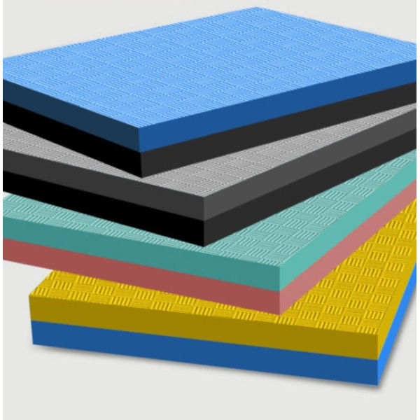 프리미엄 필라테스 팔꿈치 무릎 보호대 대형 스카이블루 50 x 40x6cm 피트니스 매트 운동 소 방지 소형 블루핑크 50 x 33x4cm - 상품 이미지