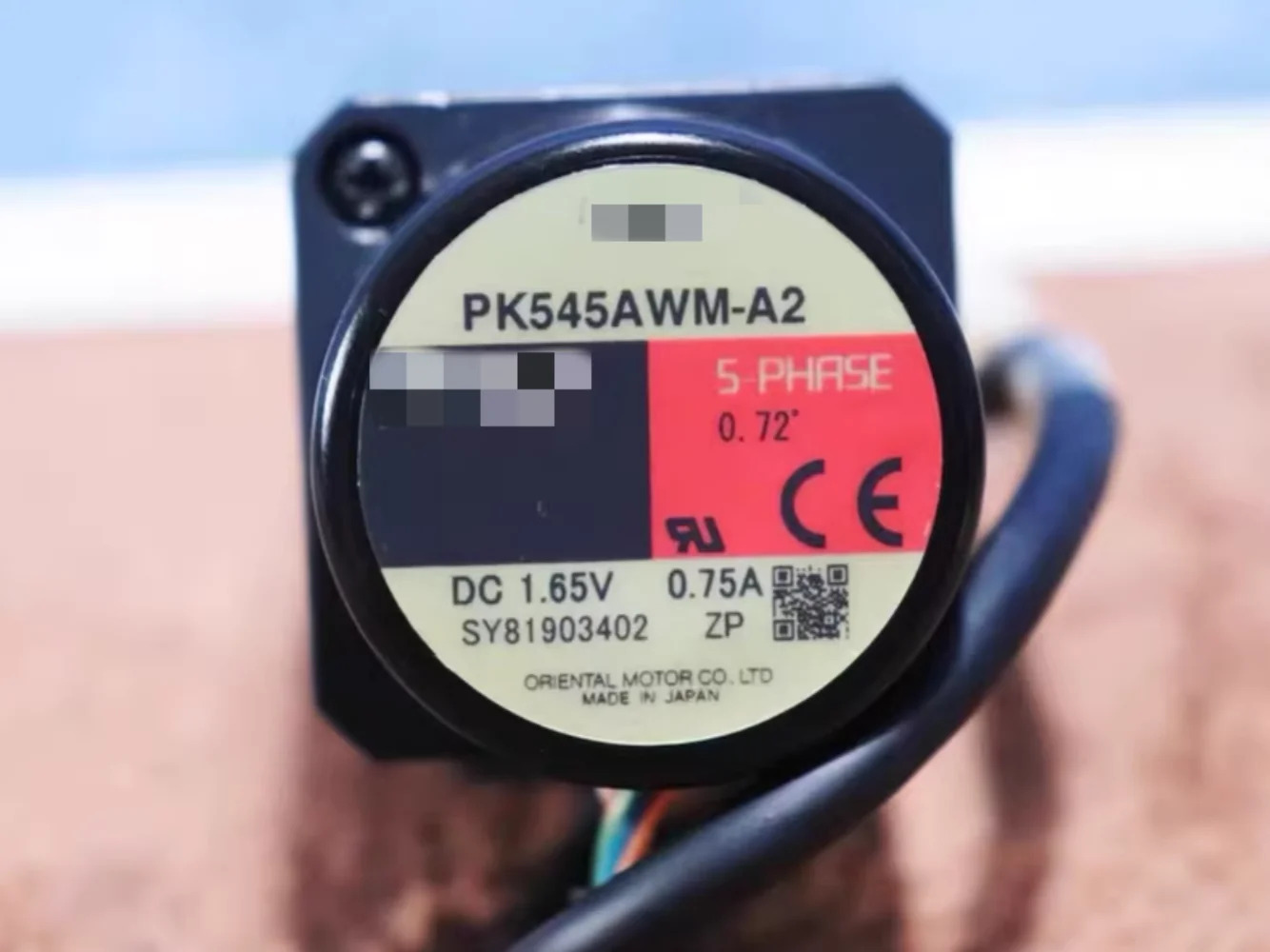 PK545AWM-A2 5상 스테퍼 모터촬영