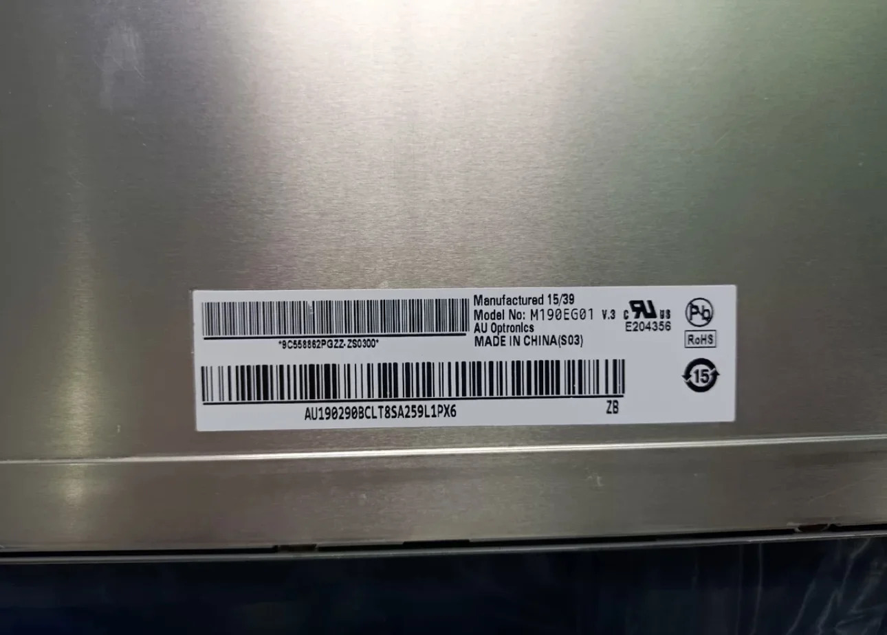 오리지널 LCD 모니터 M190EG01 V.3 19 인치 신