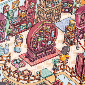 [세트구매 2종] 3D방꾸미기 다꾸 스꾸 씬스티커 레트로 드림 실사용 후기 | 효과 있을까? - 상품 이미지 3