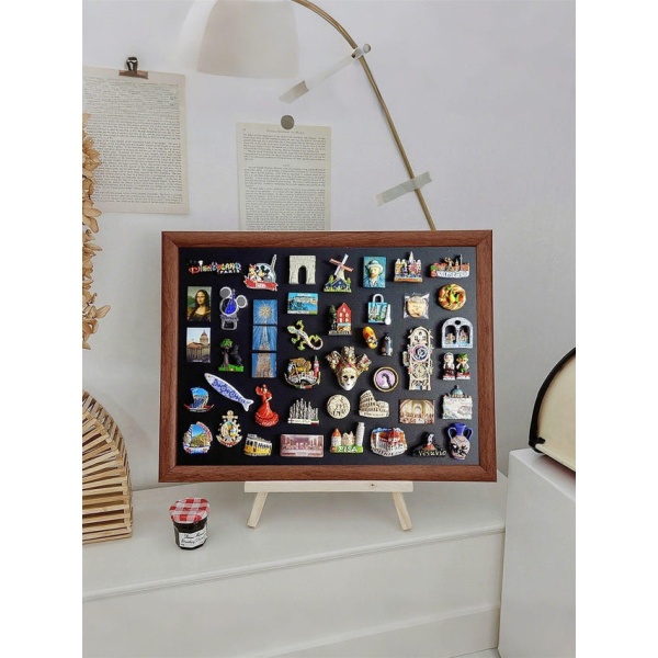프리미엄 마그네틱 카페 인테리어 대형 칠판 보드판 소형 20 x 30cm 커피색 6종 액세서리 포함 소형 20 x 30cm 커피색 6종 액세서리 포함 - 상품 이미지