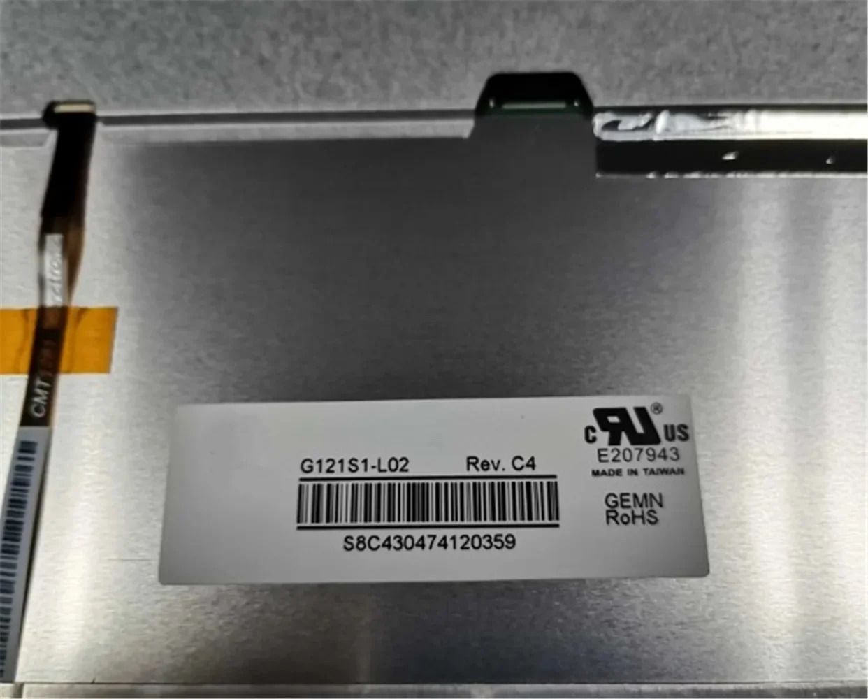 12.1인치 LCD 디스플레이 화면G121S1-L02 원본