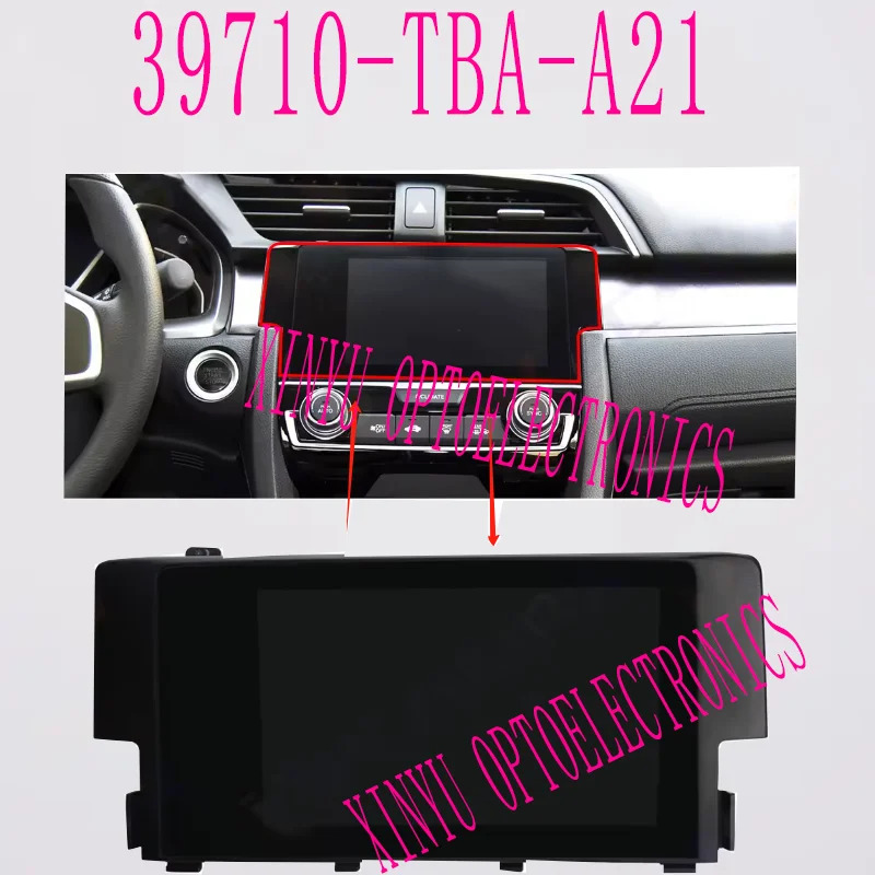 7 인치 LCD 디스플레이 터치 스크린 39710-TBA-A11 39710-TBA-A21 HONDA호환 Civic - DVD 라디오 오디오 플레이어