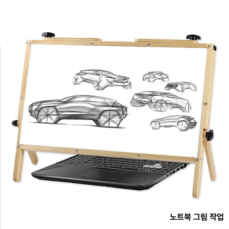 노트북 모니터 확대경 책 돋보기 신문 고화질 노안 휴대폰 확장 스크린 거치대 모니터확대경 - 상세 이미지 3