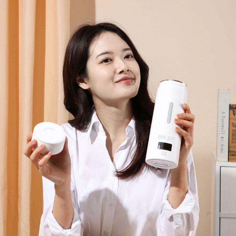 텀블러형 티 포트 휴대용 등산 음료 차박 캠핑 여행 - 상세 이미지 3