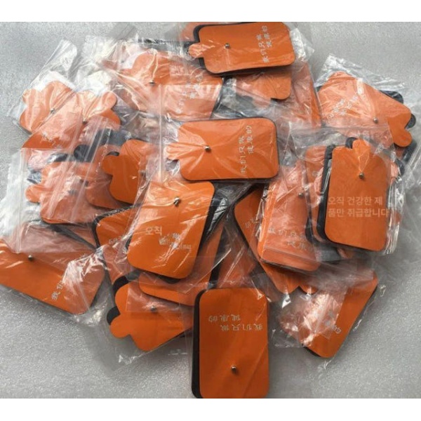 최신 저주파 패드 마사지기 전기 자극 근육 자기장 EMS 오렌지 패치 5쌍 10개 오렌지 패치 2쌍 4개 체험가 - 상세 이미지 4