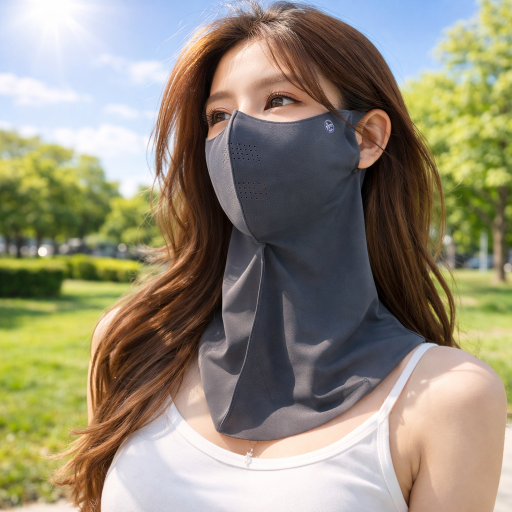 [1+1] 3D 쿨링 마스크 여름 스포츠 골프 러닝 자외선차단 자전거 마스크 - 상세 이미지 3