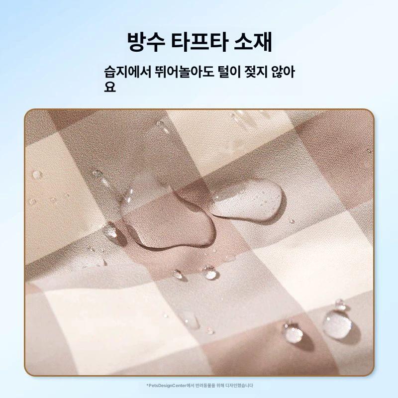 강아지 장화 야외 산책용 외출용 레인부츠 발토시 양말 로미브라운 체크 XXL 8.0-10.0kg - 상세 이미지 5